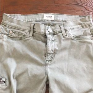 Cute Light Olive Twill Jeans